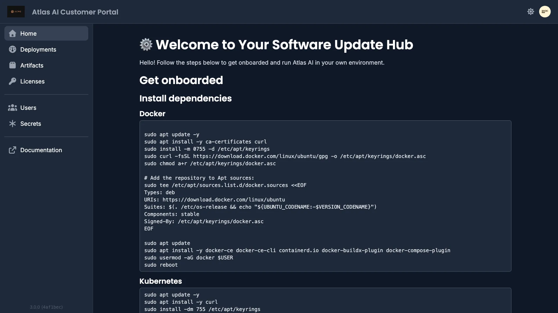 White-labeled Customer Portal