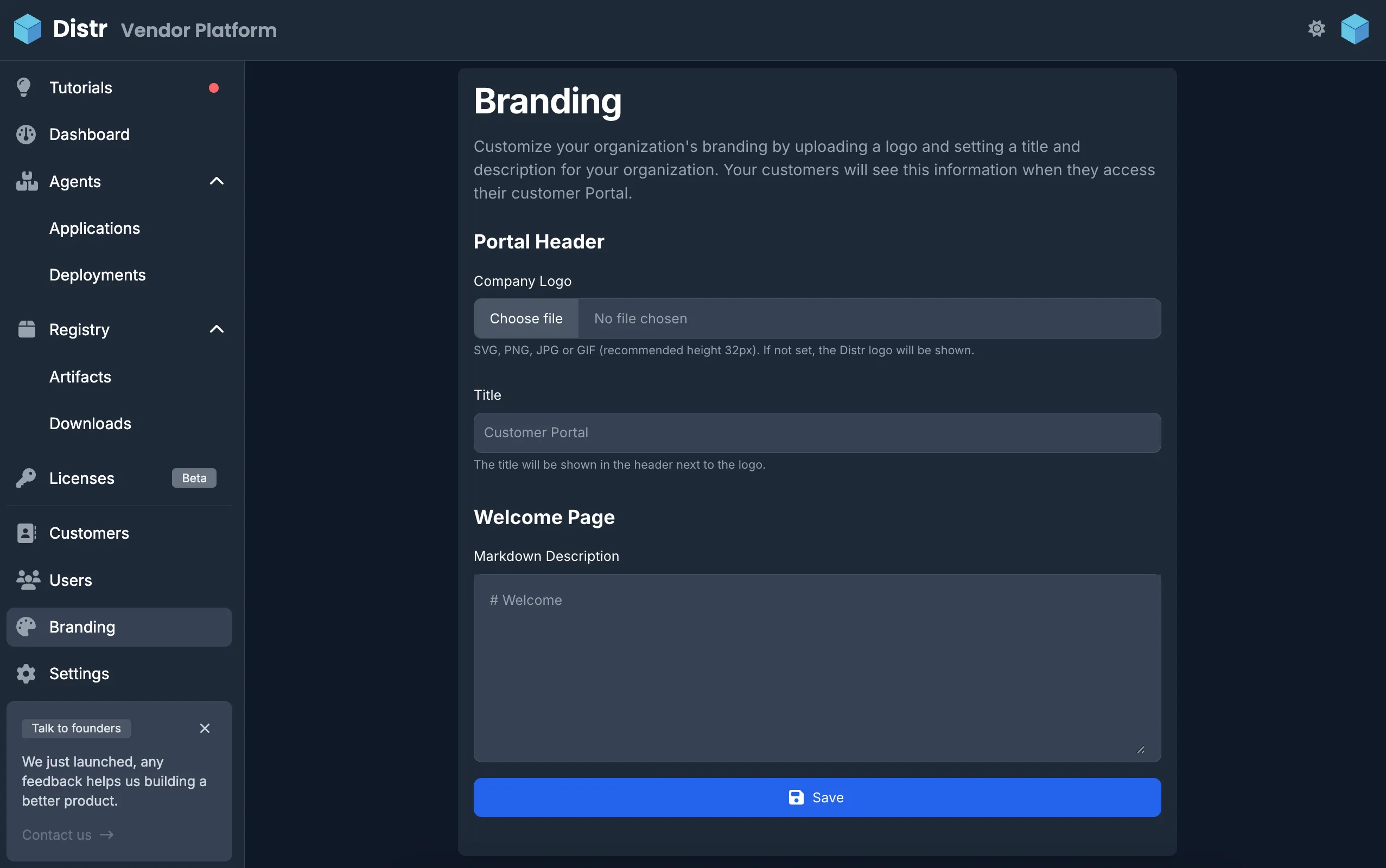 Helm Agent interface