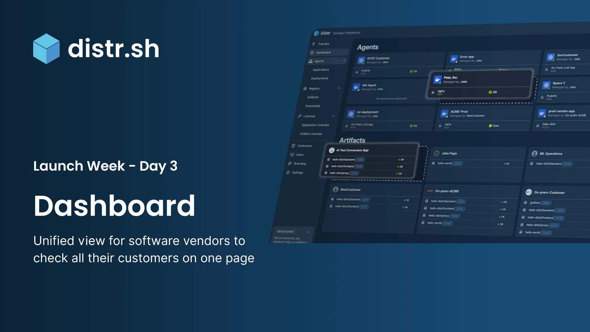 Distr Launch Week: The new Dashboard