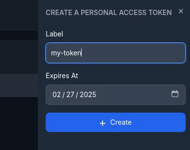 Personal Access Tokens