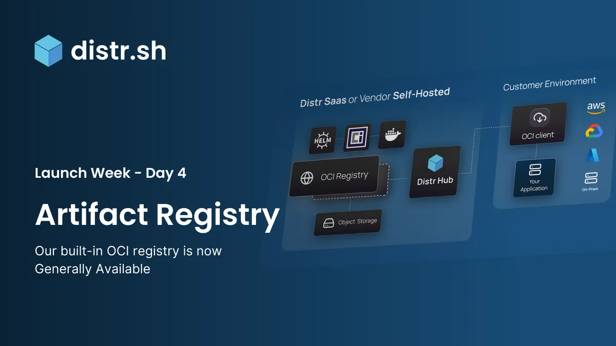 Distr Launch Week: The Distr Artifact Registry is GA