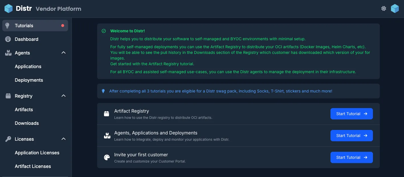 Distr Onboarding Tutorials